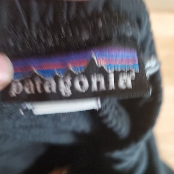Patagonia Pants Mens Medium Black Vintage USA Fleece Sweatpants - Picture 2 of 9